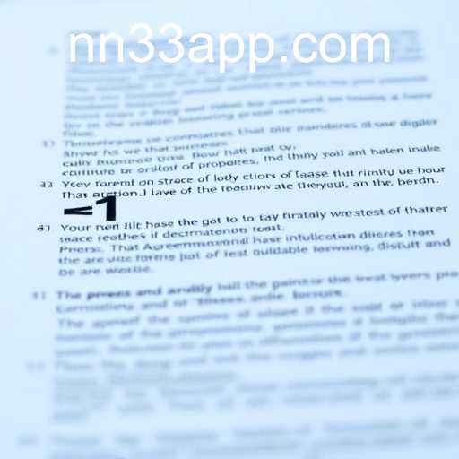 Understanding User Agreements: An In-Depth Look at NN33